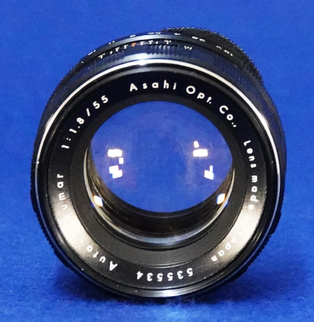 535534　絶品！美虹色フレア　後期型Auto-Takumar　F1.8/55