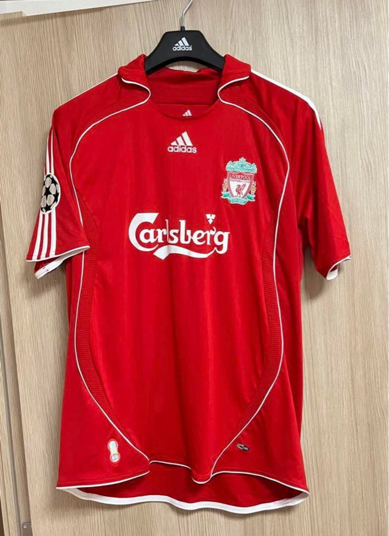 激レア リバプール 06/08 ジェラード UCL戦仕様 ユニフォーム タグ無