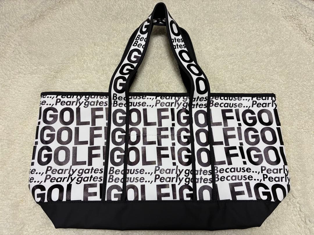 パーリーゲイツ　鞄　ボストンバッグ PEARLY GATES（パーリーゲイツ） 2WAYボストンバッグ ネイビー×白