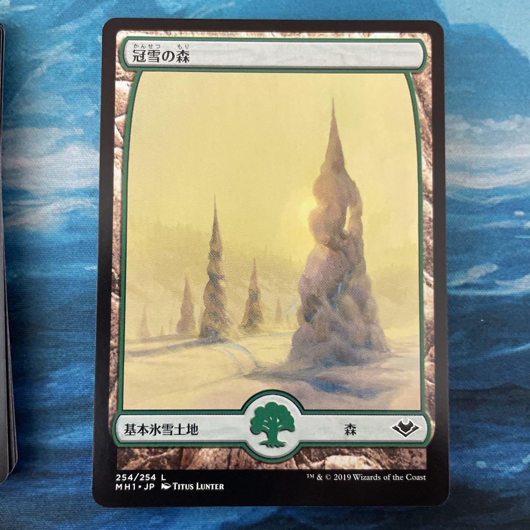MTG 冠雪土地　日本語　モダンホライゾン