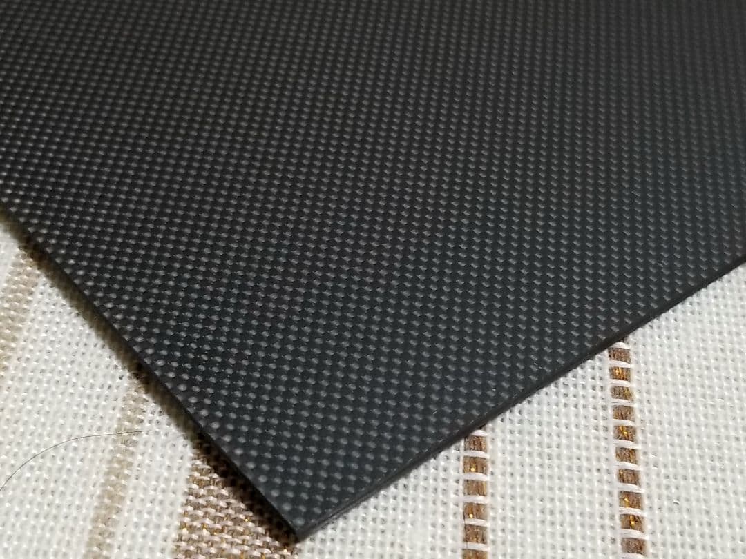 1K-t2.0-250-500mm　1Kカーボン・カーボン板・ドライカーボン