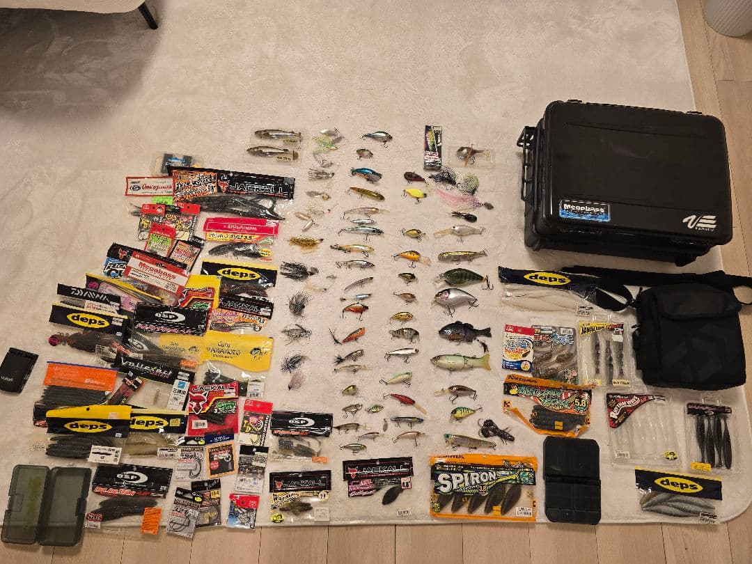 バス釣り引退セットケースカバン付き - メルカリ