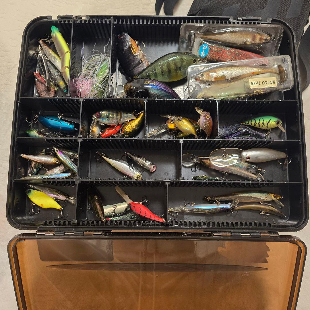 バス釣り引退セットケースカバン付き - メルカリ