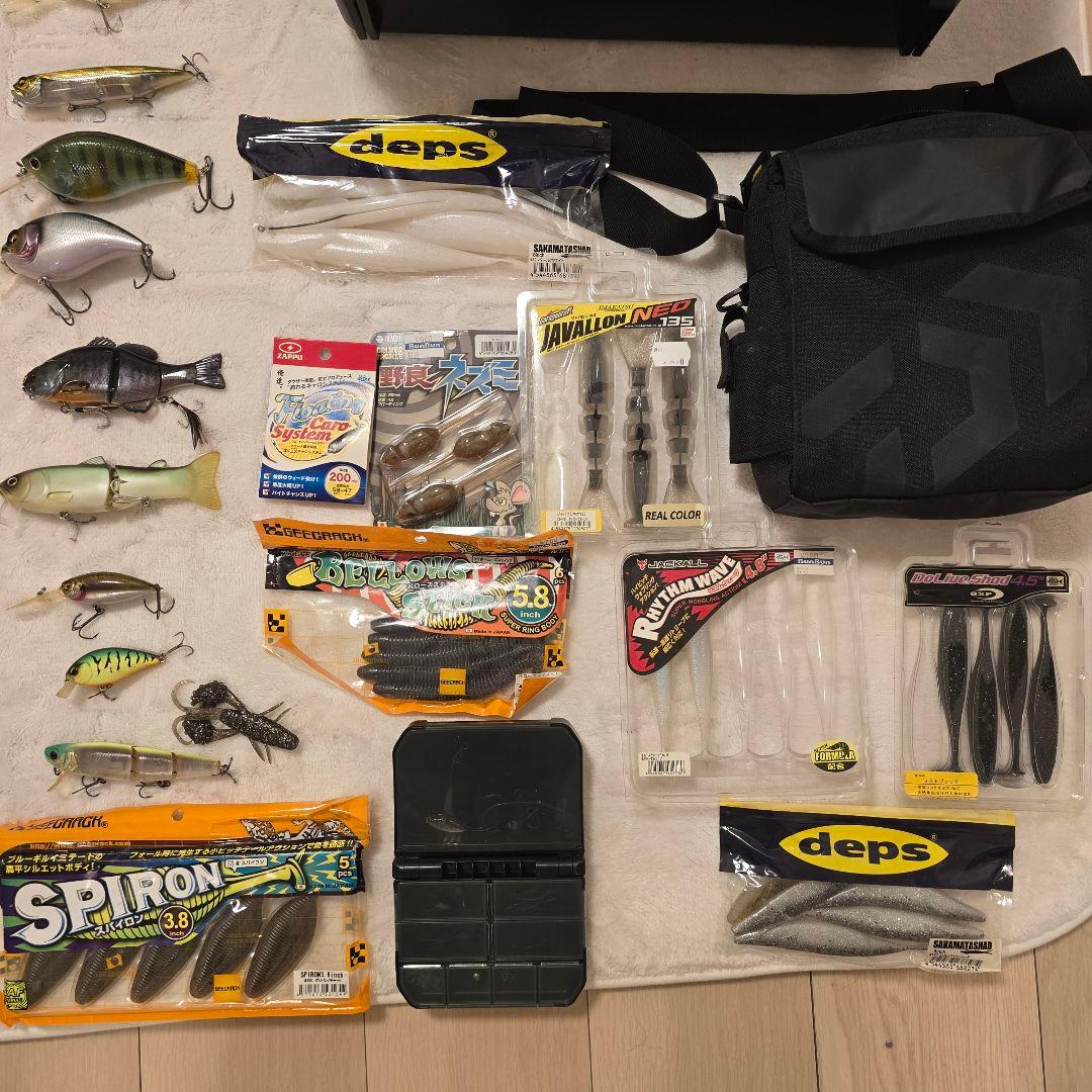 バス釣り引退セットケースカバン付き - メルカリ
