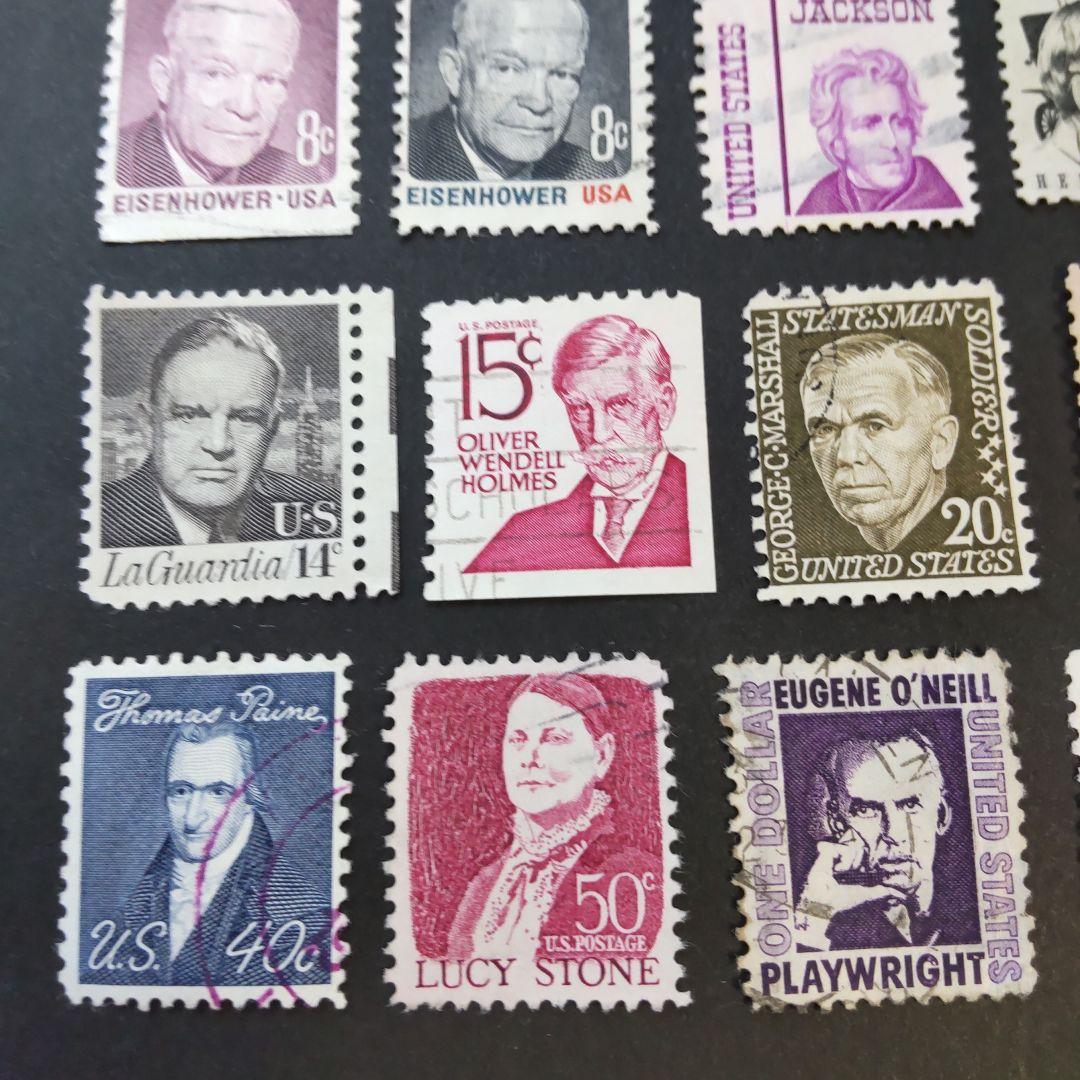 アメリカ切手 普通 使用済み25種 - メルカリ