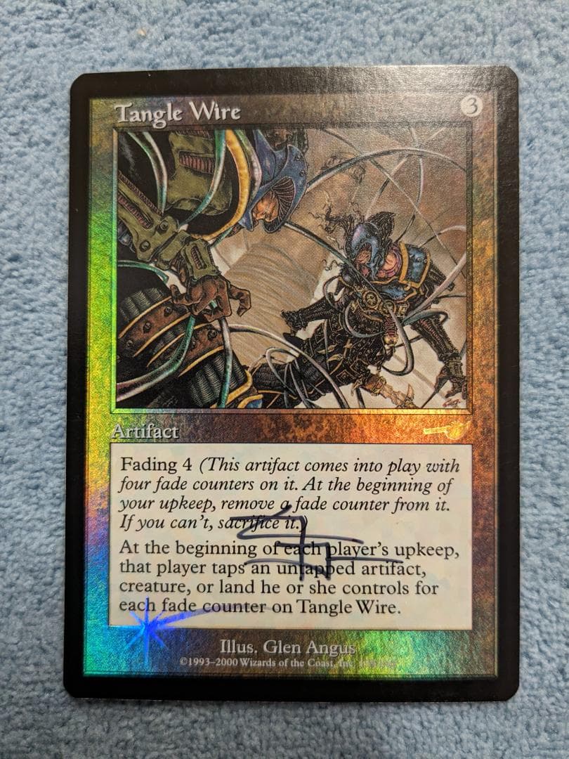 MTG【Foil/英】からみつく鉄線/Tangle Wire[NEM]サイン有