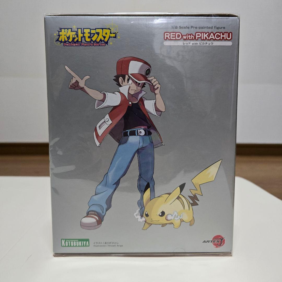 ポケモン レッド with ピカチュウ ARTFXJ 1/8フィギュア - メルカリ