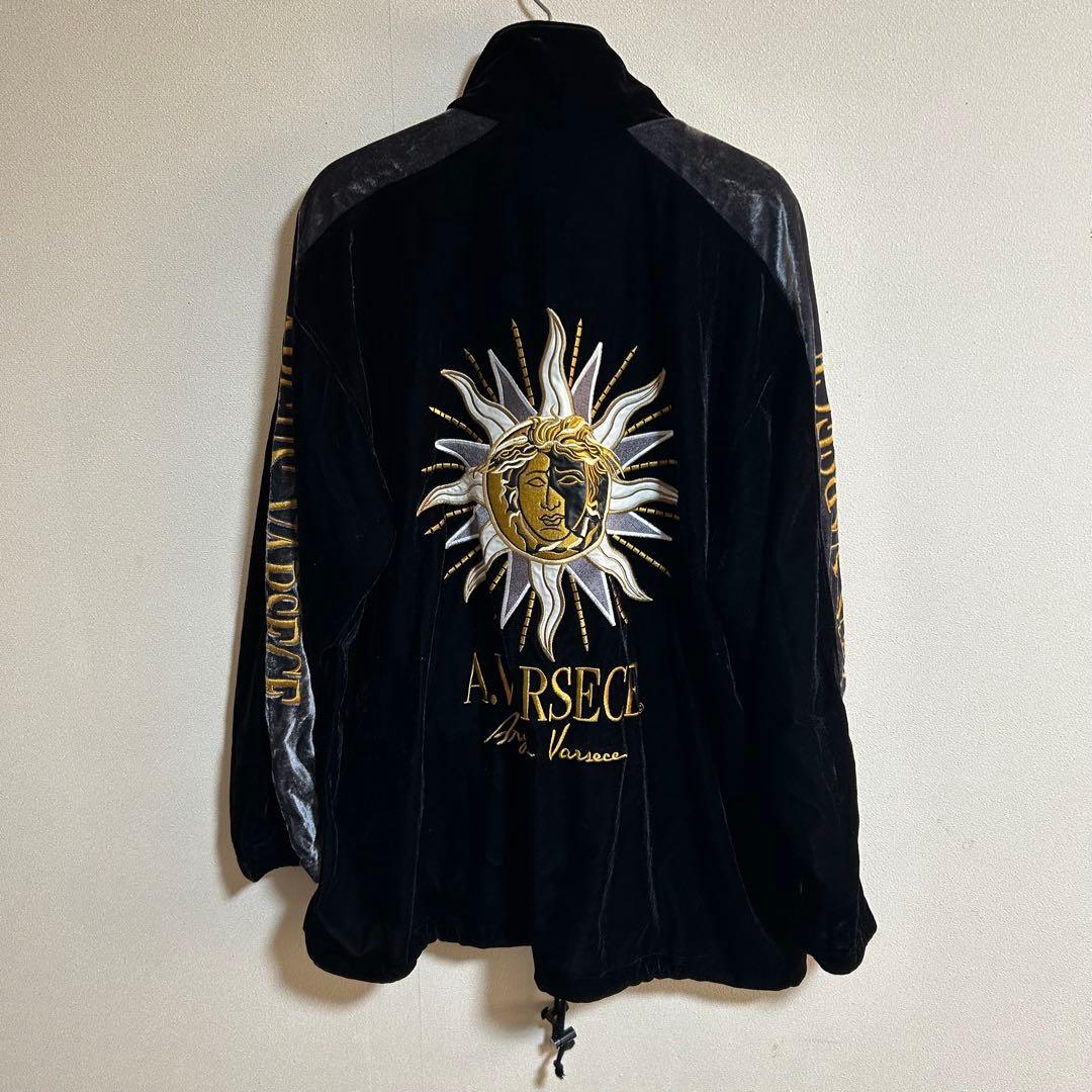 VERSACE ヴェルサーチ ベロア セットアップ パーカー パンツ - メルカリ