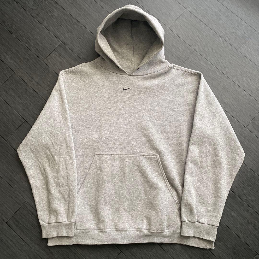 90s NIKE センター スウォッシュ パーカー USA製 グレー XL - メルカリ