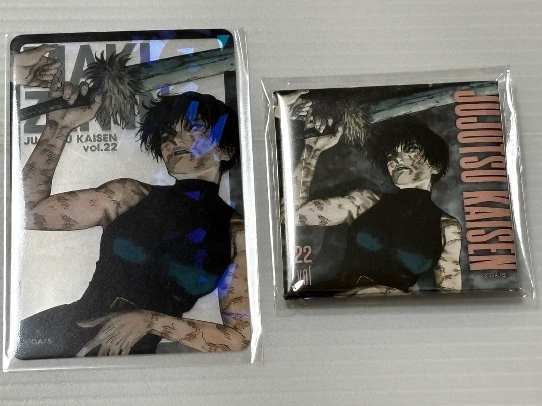 呪術廻戦 応募者全員サービス ホロクリアカード& スクエアカバー缶