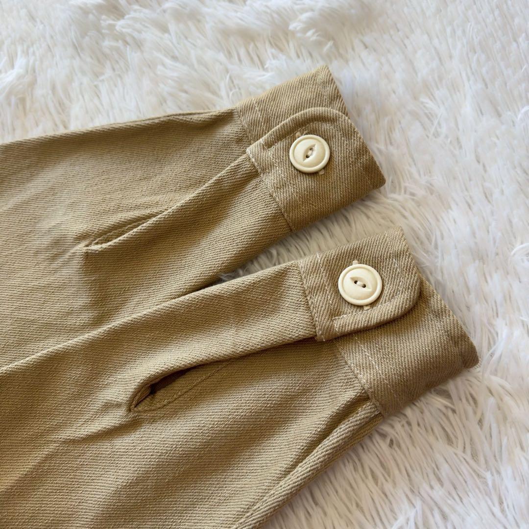 レア✨Buddy Lee デニムジャケット シャツ デカボタン ベージュ M