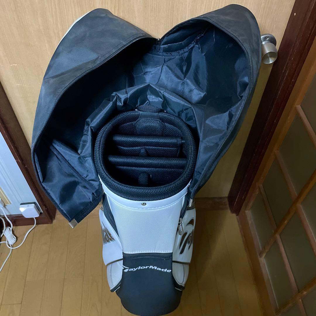 TaylorMade キャディバッグ ホワイト/ブラック - メルカリ