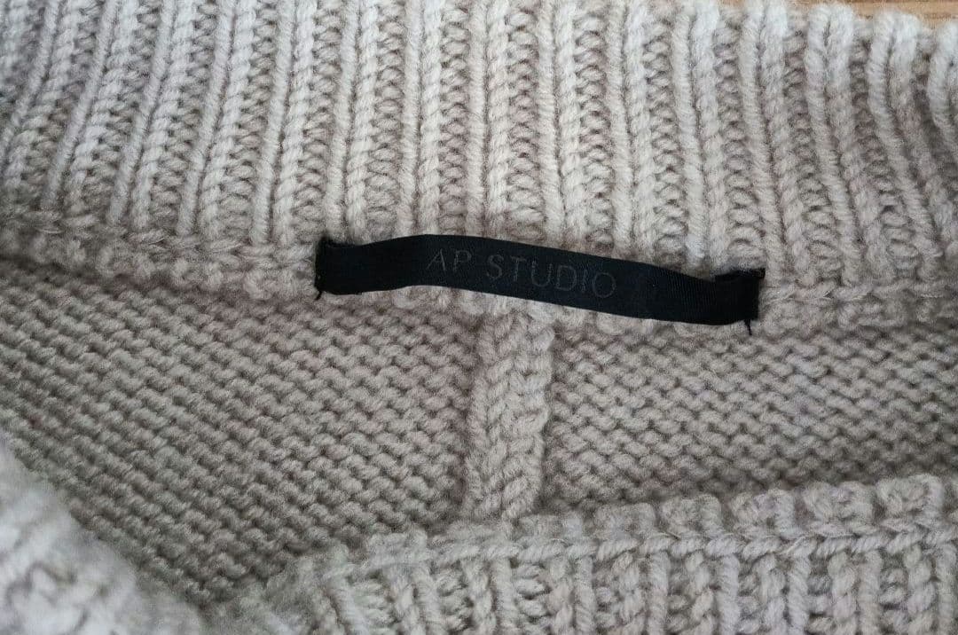 エーピーストゥディオ AP STUDIO MAXIウール プルオーバー ゆったり