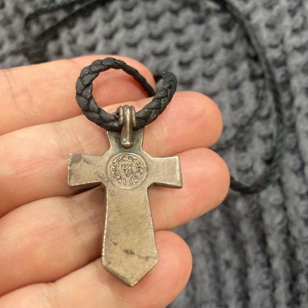 クロムハーツ バルカンクロス スモール レザーブレードシルバー925