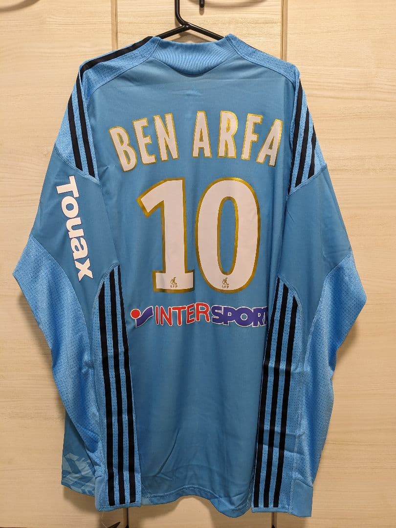 ２００９シーズン　マルセイユ　アウェイ　ベン・アルファ　ユニフォーム adidas オリンピックマルセイユ 08/09 ユニフォーム サード 7分袖 #20
