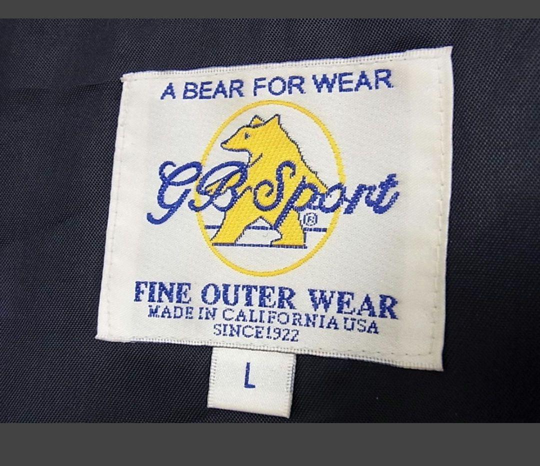 G.B. Sport ダークネイビー レザー ジャケット L - メルカリ