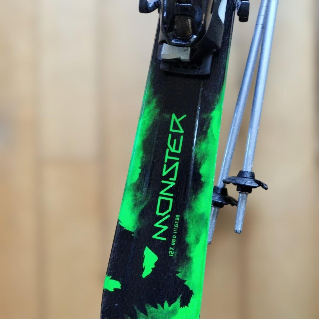 HEAD MONSTER スキー板 127cm ロシブーツ23.5cmセット - スキー最 安値