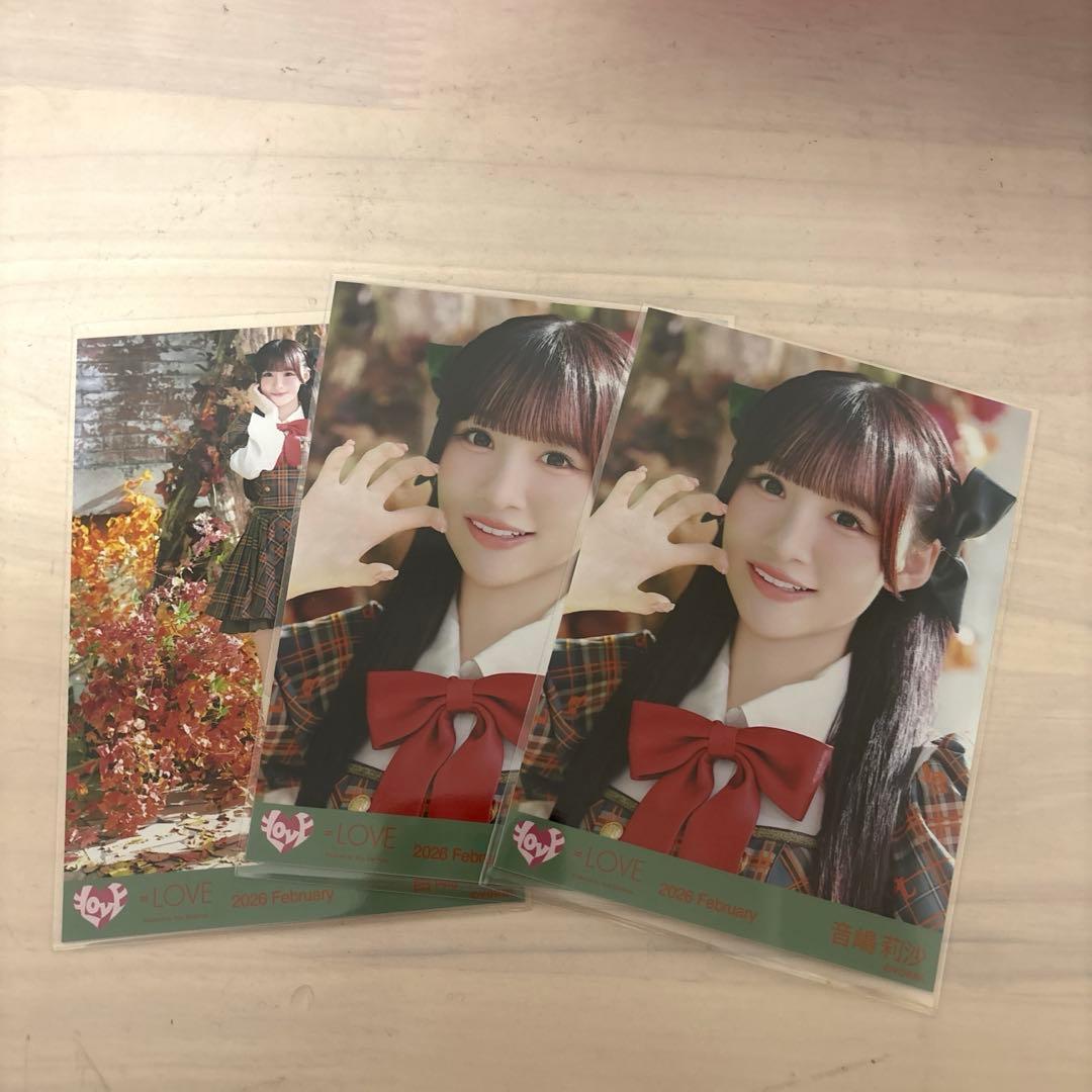 LOVE イコラブ 生写真 ラブソングに襲われる アザーカット 音嶋莉沙