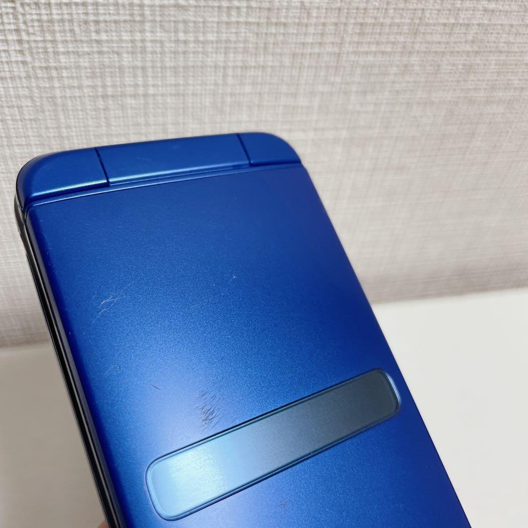 ✨美品✨ガラケー au グラティーナ GRATINA KYF39 青 充電器付き