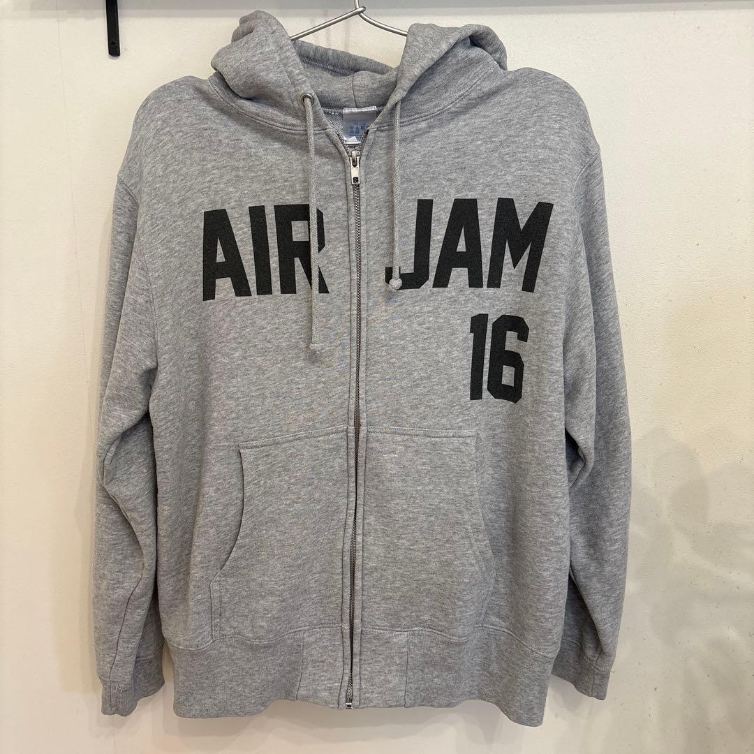AIR JAM エアジャム フルジップパーカー グレー Sサイズ