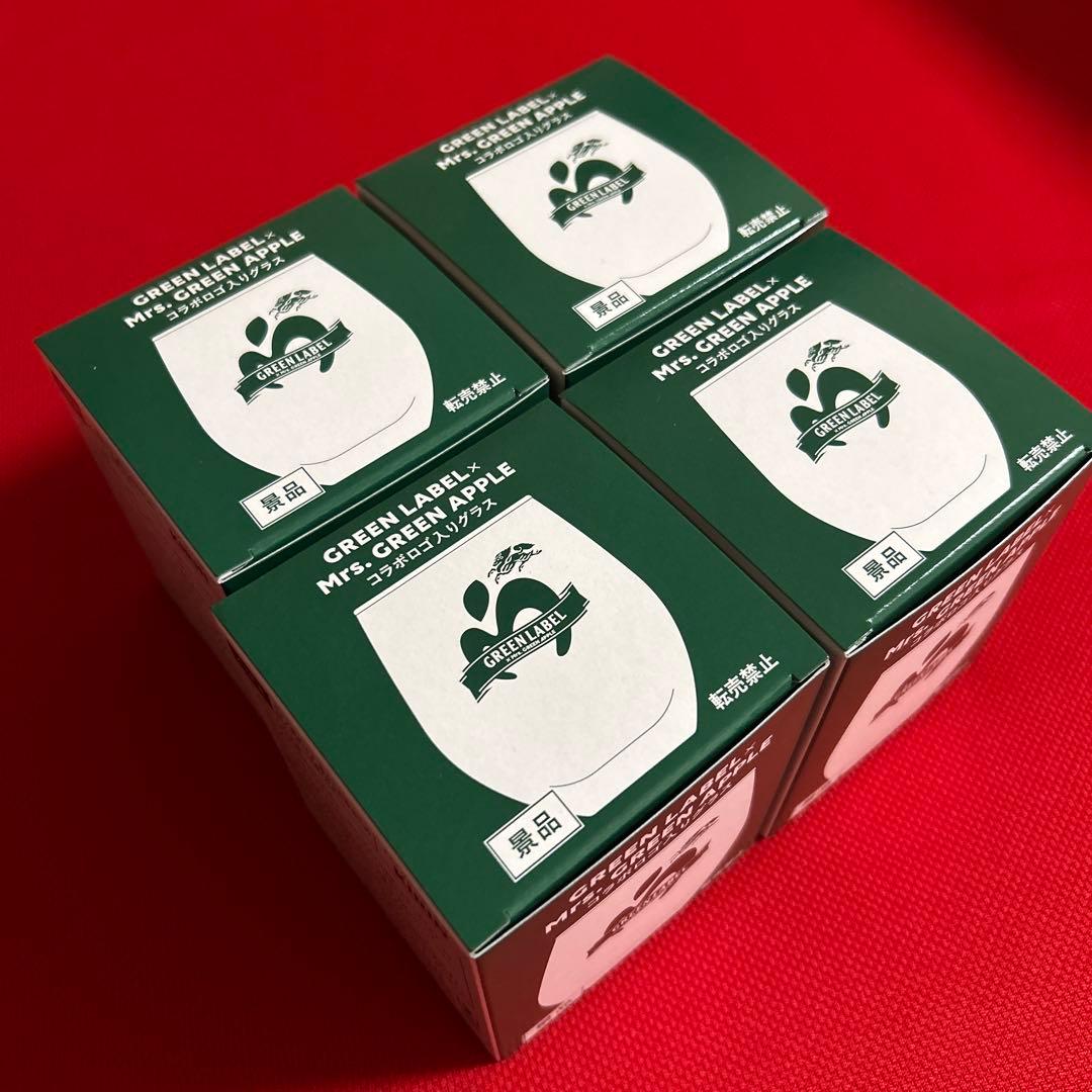 ミセスグリーンアップル コラボロゴ入りグラス Mrs GREEN APPLE