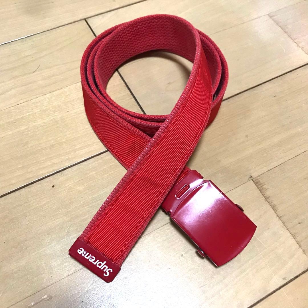 Supreme 2010SS Web Belt Red 赤 ベルト ガチャベルト - メルカリ