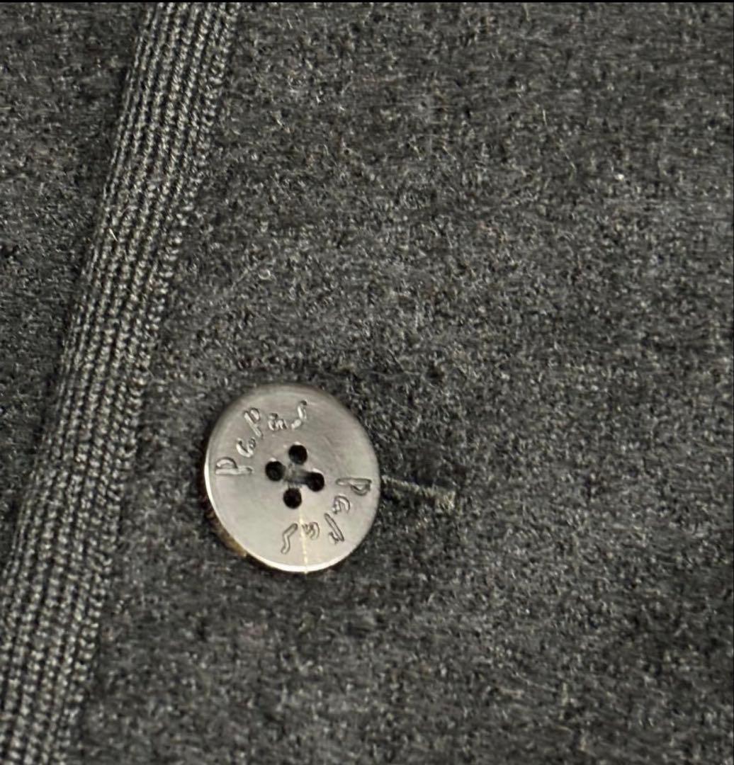 日本製 PAPAS パパス ウール100 黒・ブラック ジャケット 48M - メルカリ