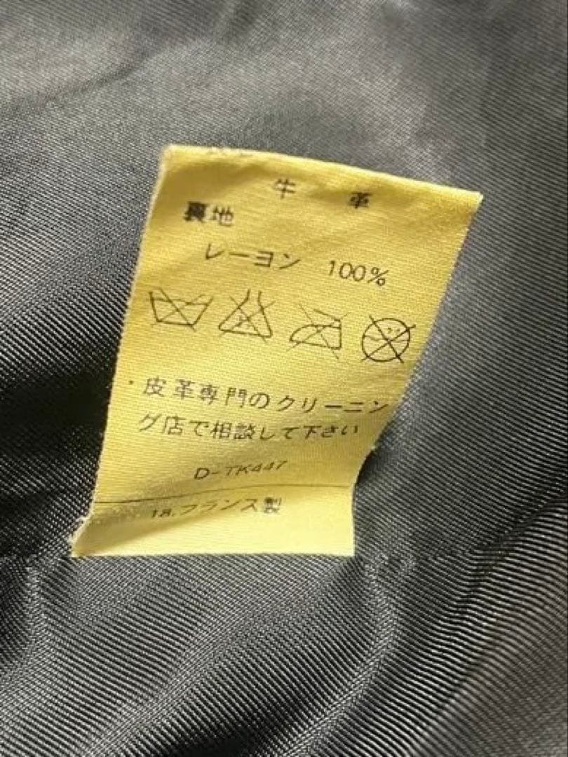 さや様】A.P.C. ダークブラウン シングルライダース レザージャケット