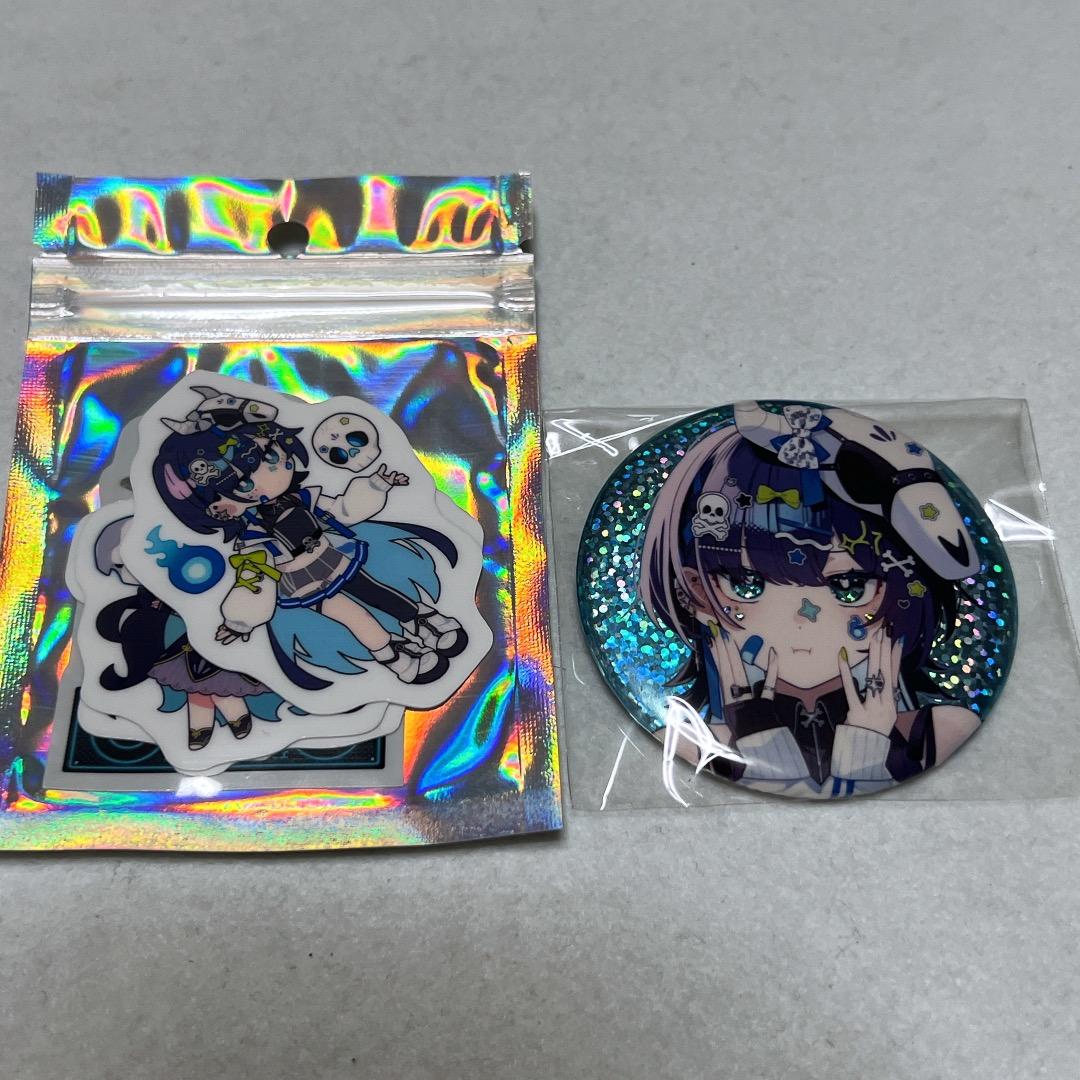 C107 コミケ めめんともり めめ村 缶バッジ ステッカーセット - メルカリ