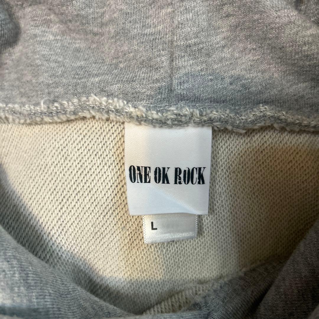 ONE OK ROCK フーディ Lサイズ グレー