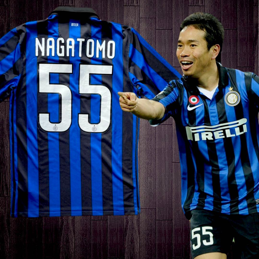 希少】インテル 長友佑都 11-12 正規品 ユニフォーム 傷あり 鑑賞用