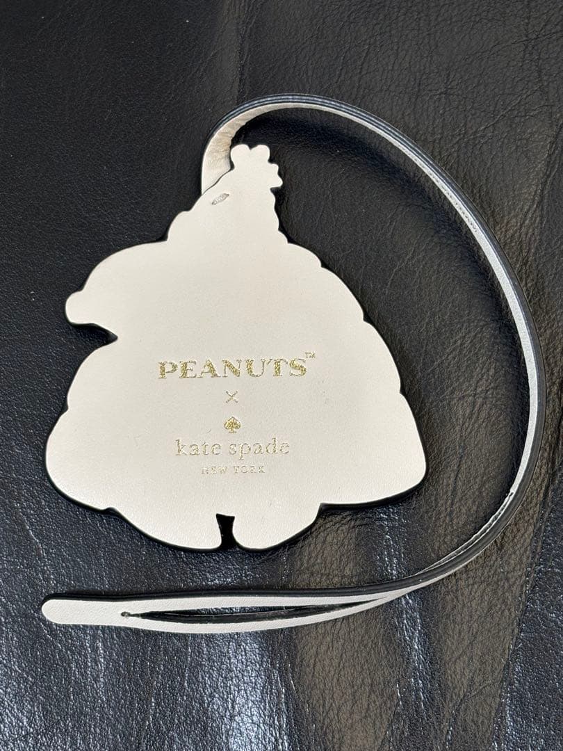 kate spade ピーナッツ パファー キーフォブ スヌーピー チャーム kate