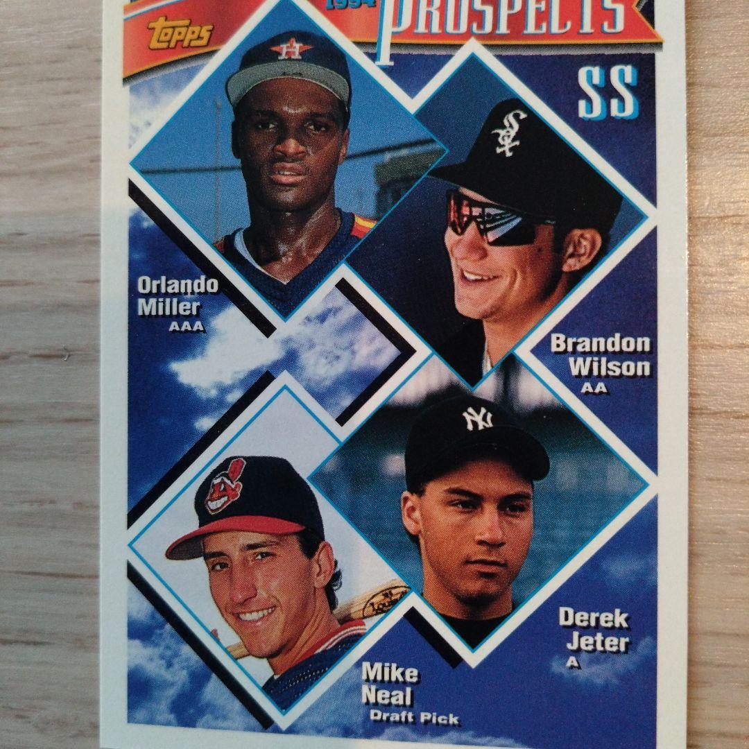 デレク・ジーター　ベースボールカード(1994年)　ルーキー時代