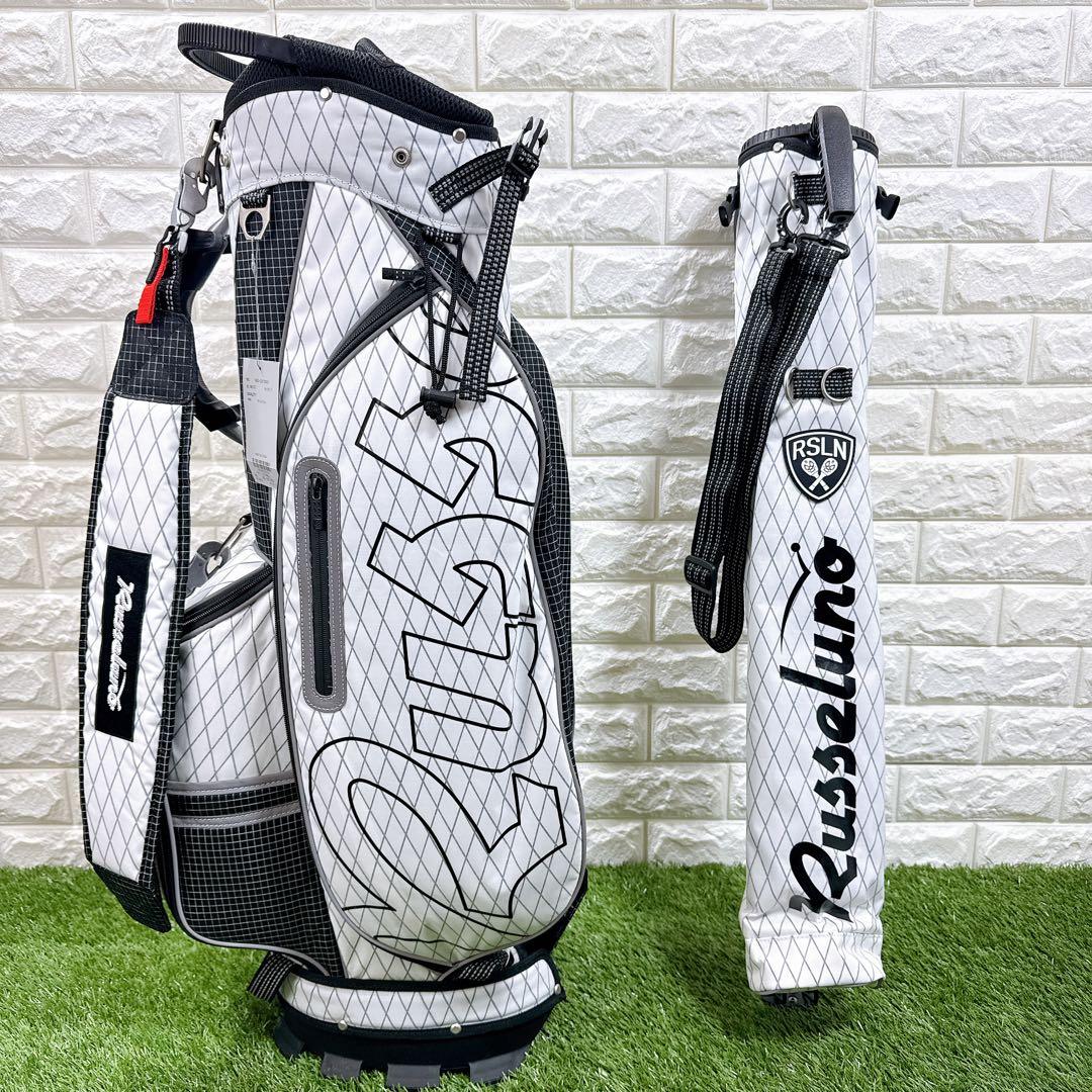 新品未使用☆ Russeluno ラッセルノ キャディバッグ スタンドバック付