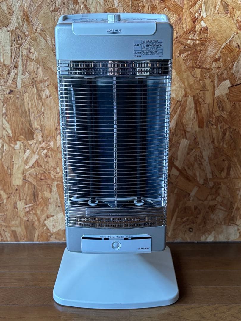 CORONA コアヒート　DH-1218R 2019年製 遠赤外線ストーブ Amazon | DH-1218R-SS(シャンパンシルバ-) コアヒ-ト 遠赤外線電気暖房