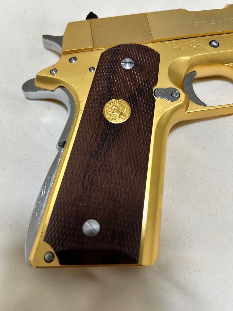 美品 WA SCW コルトガバメントS70限定プレミアムエディション GOLD