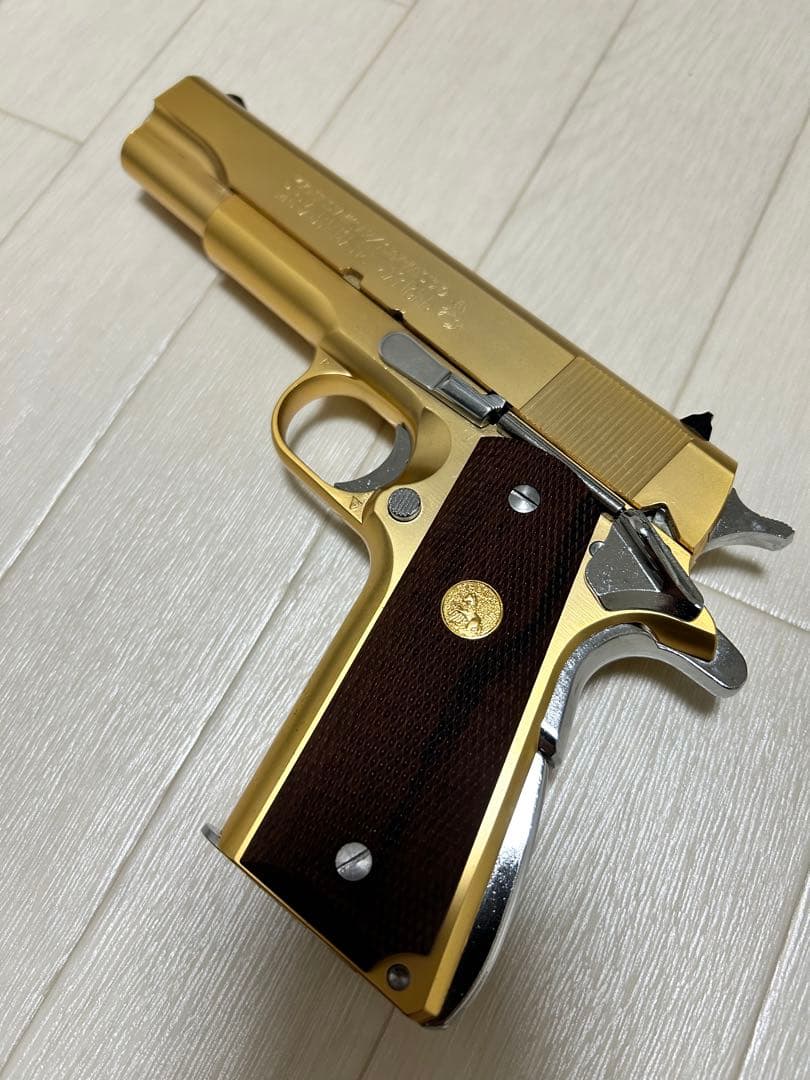 美品 WA SCW コルトガバメントS70限定プレミアムエディション GOLD