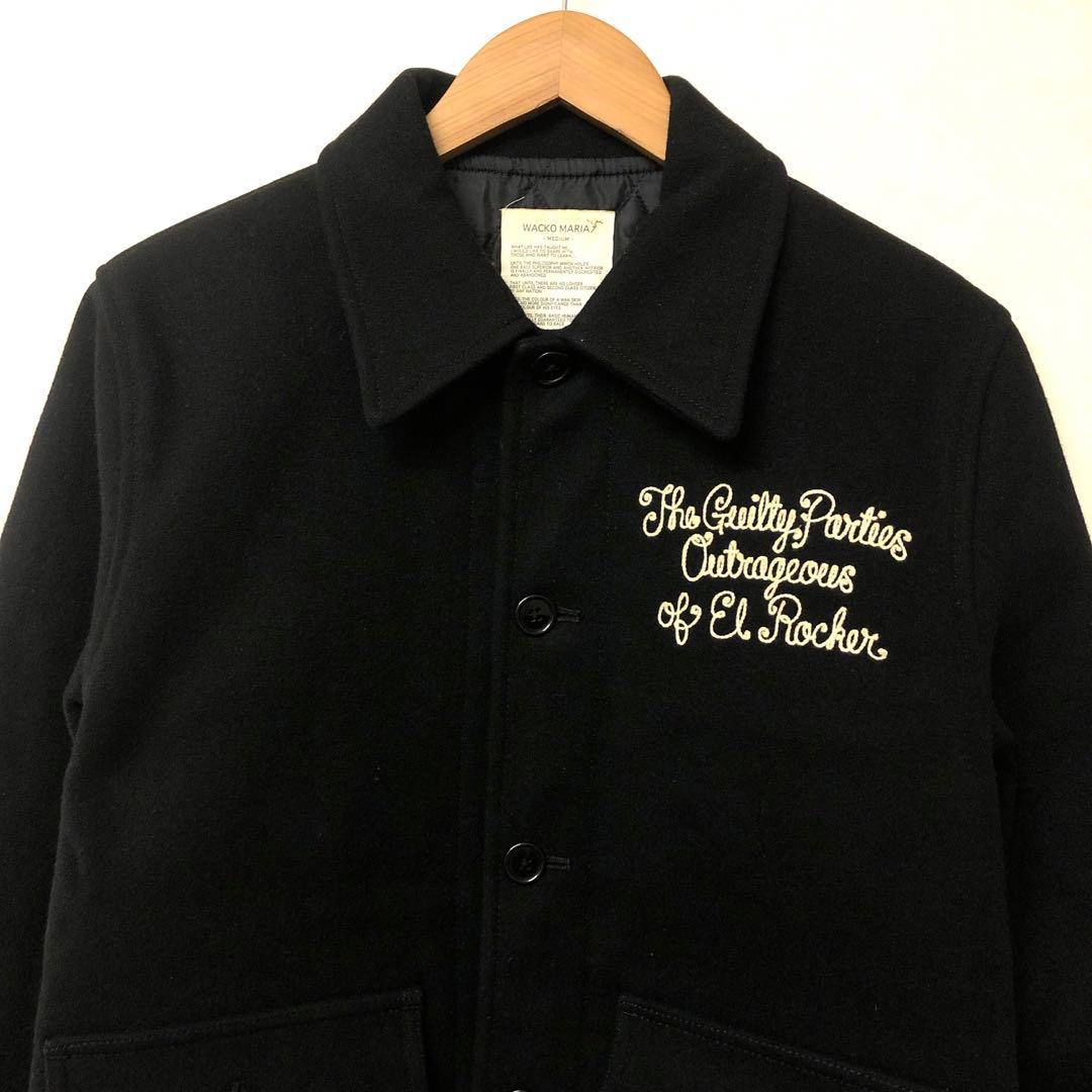 ワコマリア WACKO MARIA メルトン ウール ジャケット ブルゾン - メルカリ
