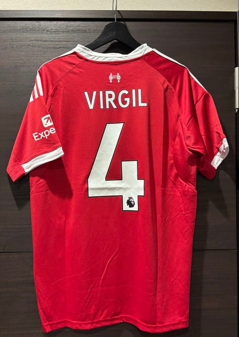 【新品未使用】ファンダイク リヴァプール 25-26 半袖ユニL 4番 リバプール 25-26 サード 半袖 ユニフォーム No.4 フィルジル・ファン