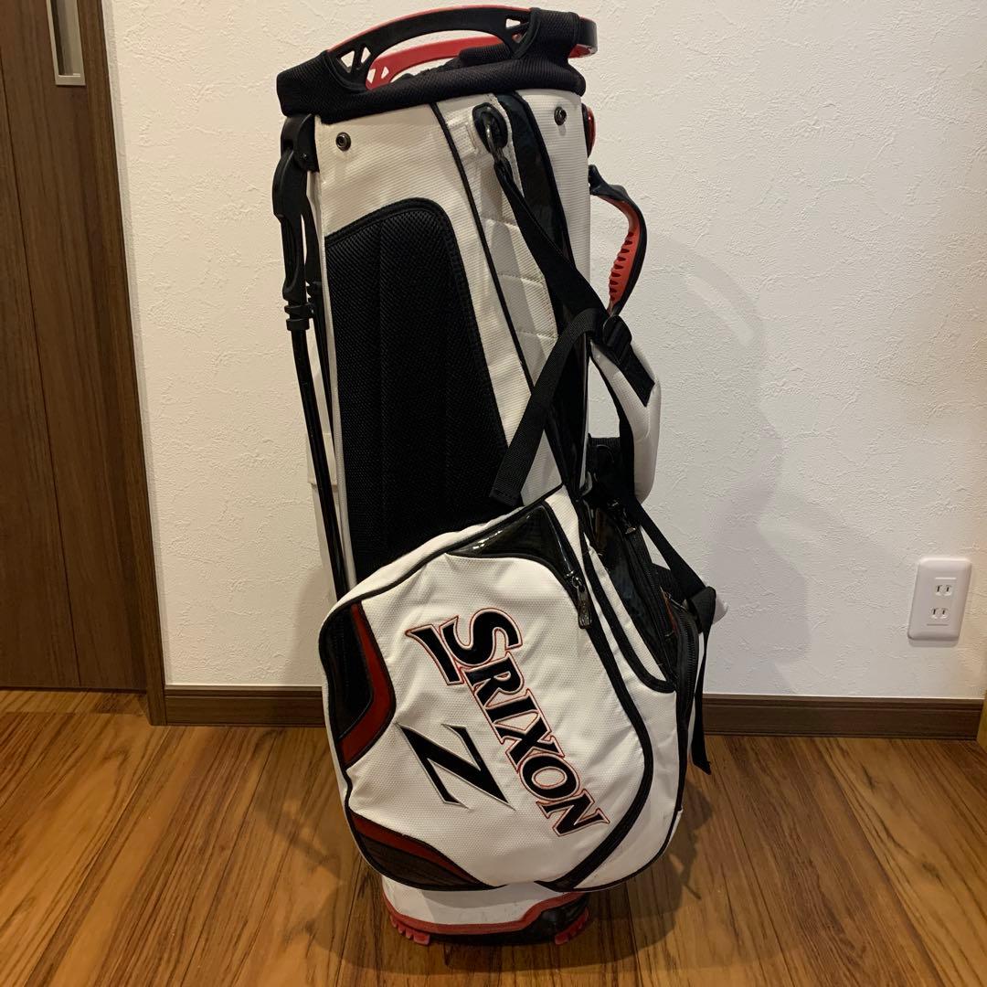 Srixon Z スタンドキャディバッグ ホワイト/ブラック/レッド - メルカリ
