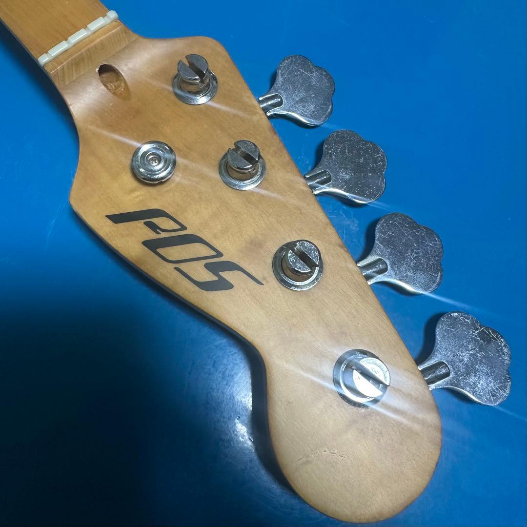 POS ジャズベースタイプ ペイズリー ジャンク リフィニッシュ