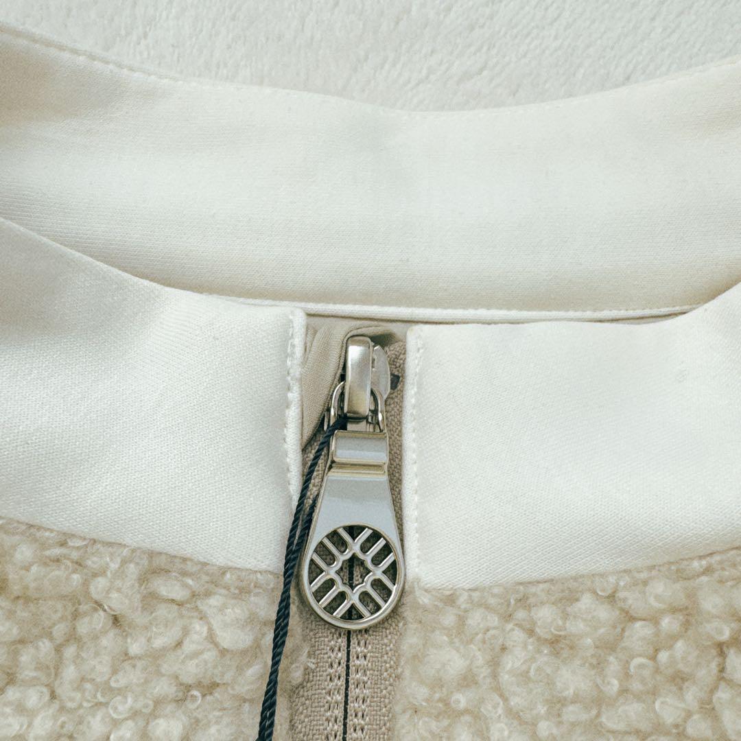 新品】 muta プードルボアドッキング ジップワンピース L - メルカリ