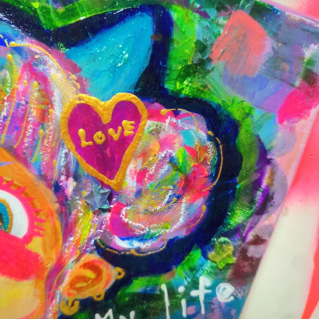 【F3号/インパクトアート】ごちゃごちゃうるせぇ！《現代アート,イラスト