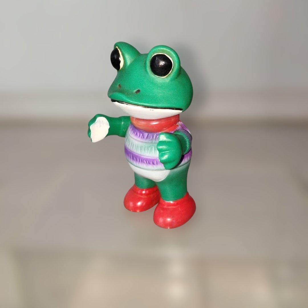 ケロヨン　ソフビフィギュア　昭和レトロ