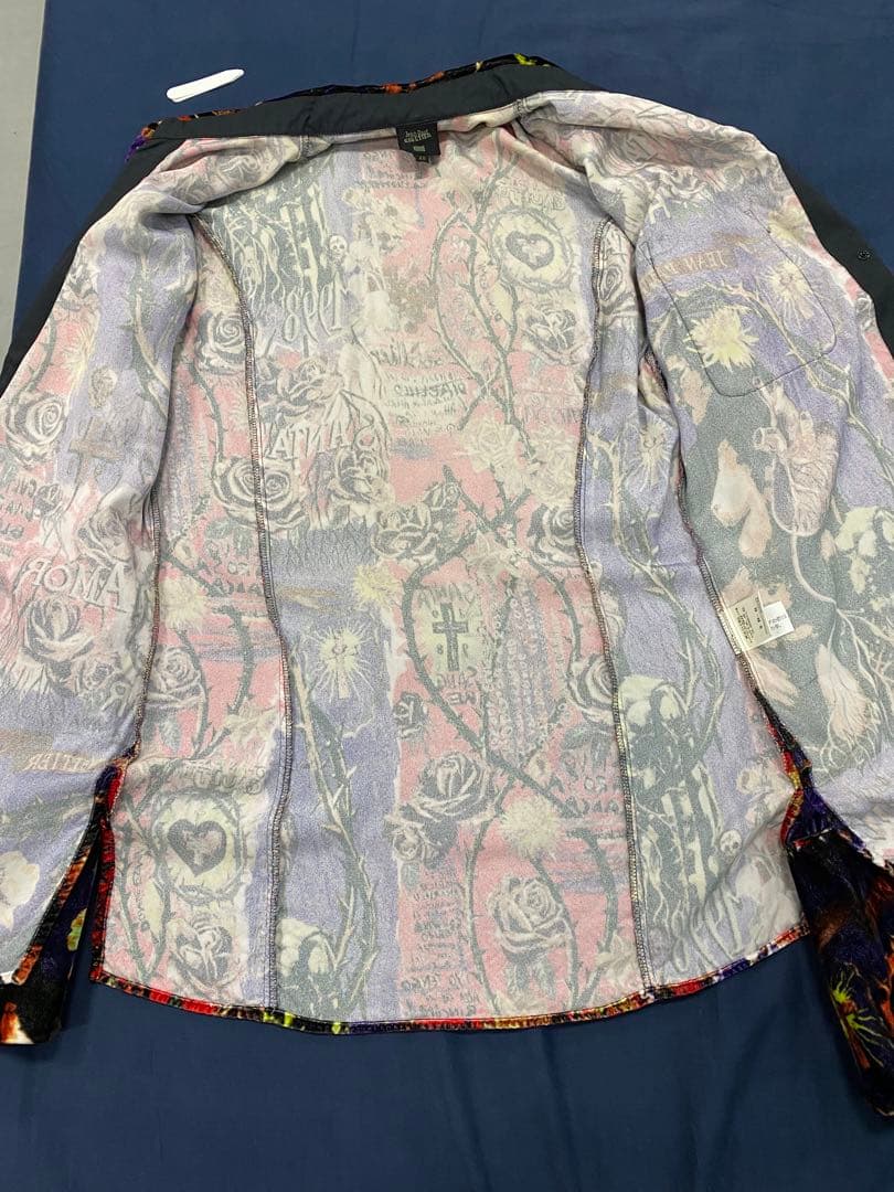 JeanPaulGAULTIERジャンポールゴルチェベルベットシャツヴィンテージ