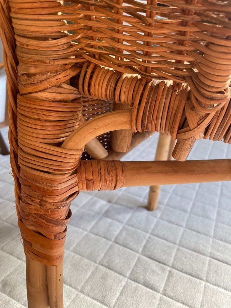 IKEA イケア AGEN アーゲン ラタンチェア 籐椅子 - メルカリ