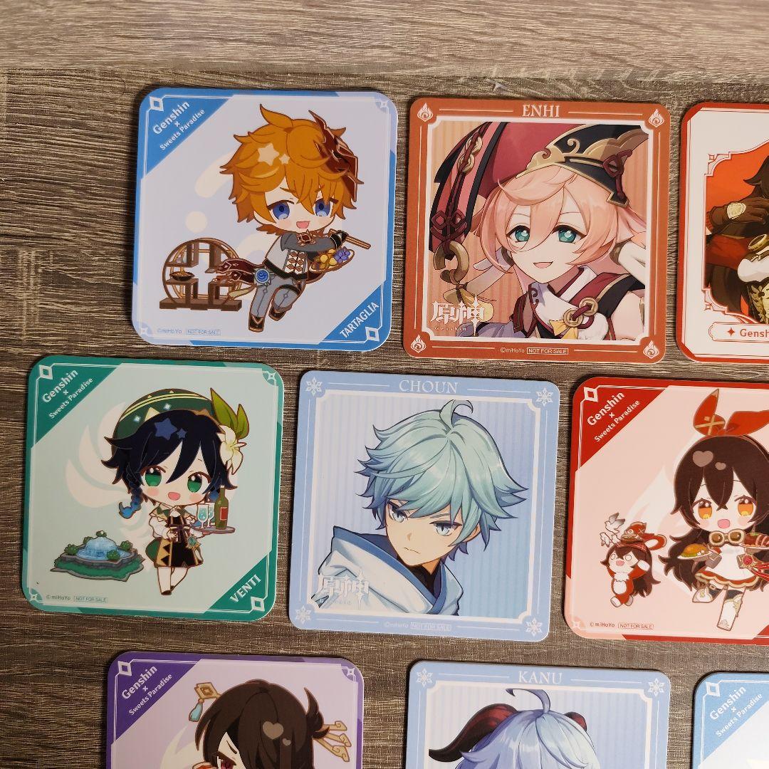 原神 コラボ コースター まとめ売り 25枚セット