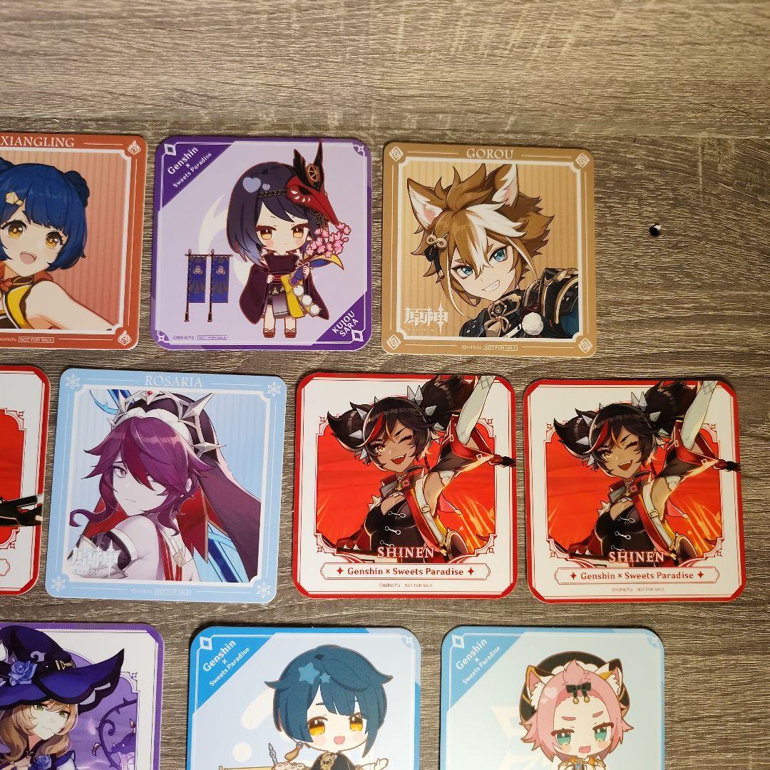原神 コラボ コースター まとめ売り 25枚セット