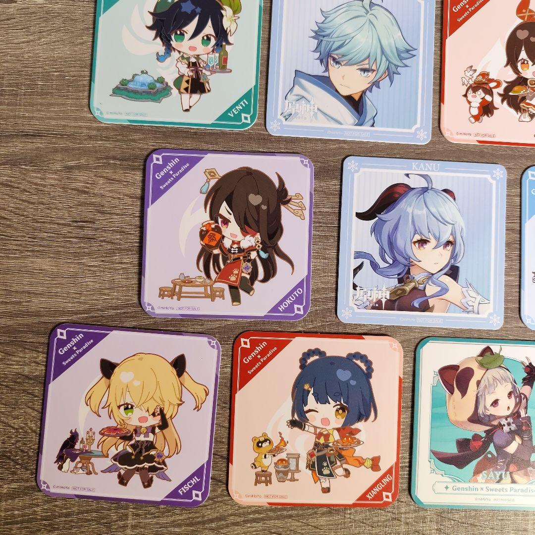 原神 コラボ コースター まとめ売り 25枚セット