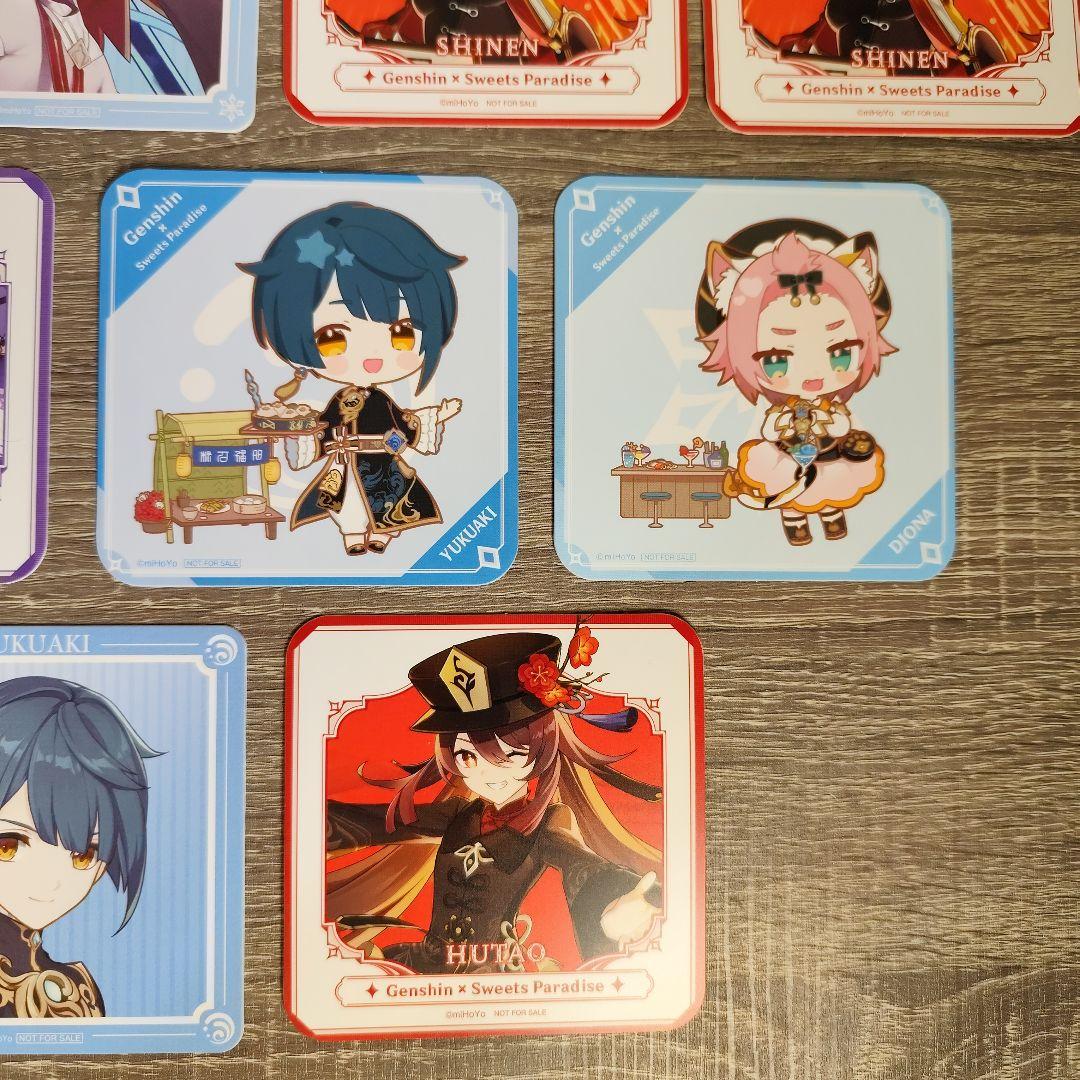 原神 コラボ コースター まとめ売り 25枚セット